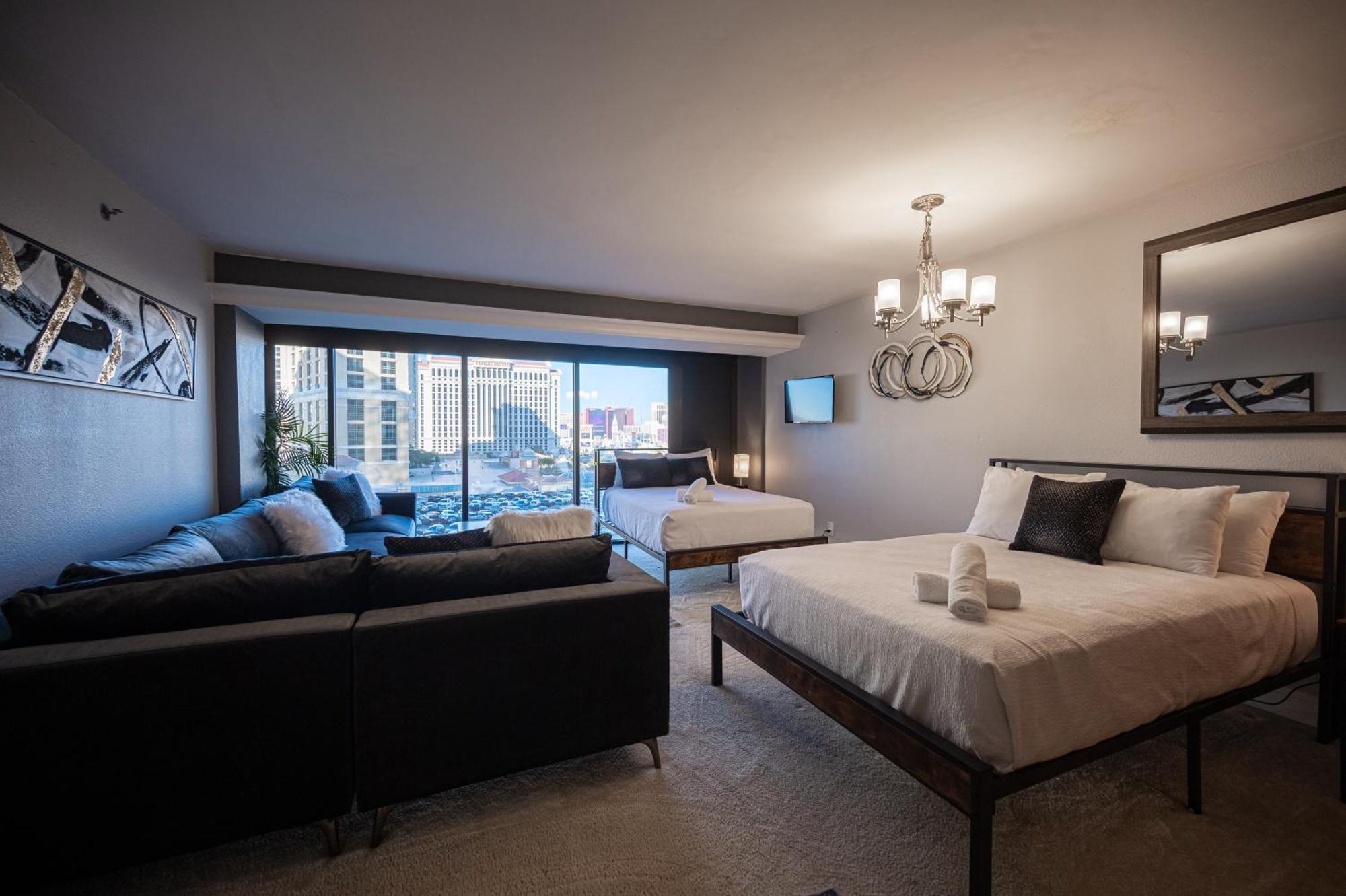 Iconic Vegas Views - 6 Comfy Beds, No Resort Fees, Center Strip! Las Vegas Exterior foto